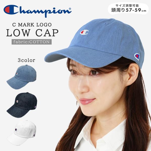 キャップ チャンピオン 帽子 レディース メンズ ローキャップ ゴルフ ミニロゴ Champion ...
