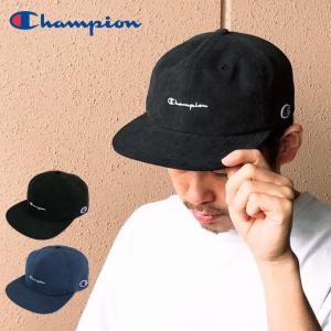 チャンピオン キャップ Champion アジャスタブル ロゴ CAP ピーチスキン ピーチフラット ブラック ネイビー 帽子 ポイント消化