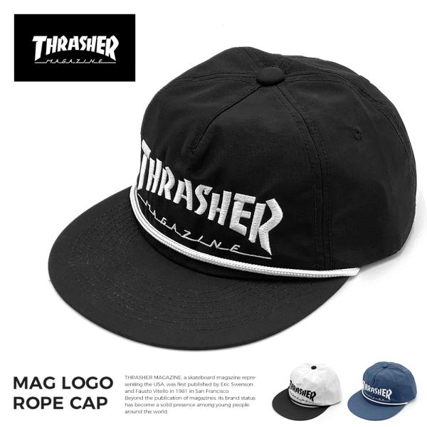 キャップ メンズ レディース スラッシャー THRASHER ロープ スナップバック ベースボールキ...