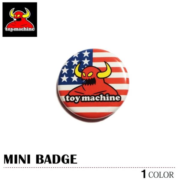 【ゆうパケット送料180円】 トイマシーン 缶バッチ TOY MACHINE シール スケート ポイ...