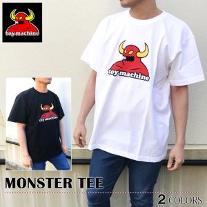 TOY MACHINE トイマシーン Tシャツ MONSTER TEE ブラック ホワイト トップス メンズ レディース｜capsule091