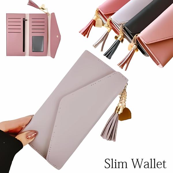長財布 カードケース レディース 薄い 薄め 薄型 おしゃれ かわいい お札 小銭 軽量 大容量  ...