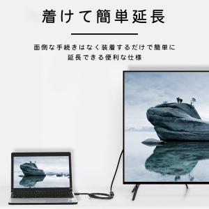 HDMI延長ケーブル HDMIケーブル オス ...の詳細画像4