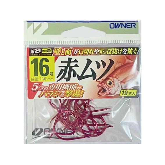 ＜OWNER＞OH赤ムツ　鈎　16号　(No.16590)