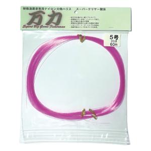 万力＞フロロ クリスタルクリヤー 22号 60m 大物ハリス : キャプテンA