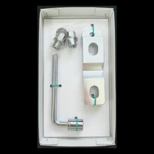 中型リール用＞ロッドクランプ Vブロック2点止め ナット・スパナ