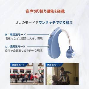 集音器 充電式 軽量 左右両用耳掛け式 2種類...の詳細画像4