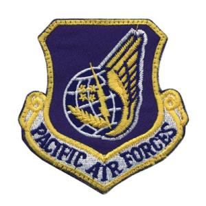 Military Patch（ミリタリーパッチ）NS Pacific Air Forces カラー[フック付き]【中田商店】｜captaintoms