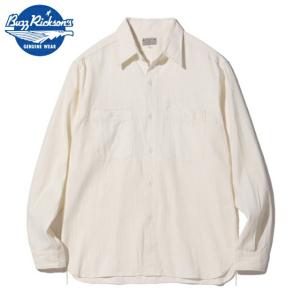 SUGAR CANE シュガーケーン ホワイト シャンブレー 長袖 ワーク シャツ