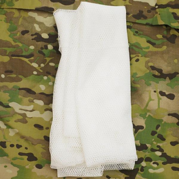 US(米軍放出品)Individual Camo Net [スノーホワイトパターン][個人携帯用カモ...