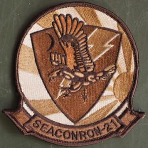 Military Patch（ミリタリーパッチ）SEACONRON-21[デザート]｜captaintoms