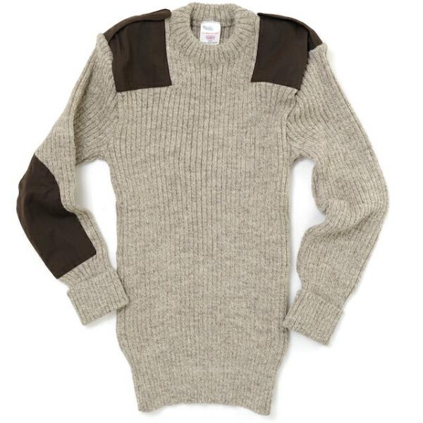 KEMPTON（ケンプトン）Woolly Pully クルーネックセーター [ブラウンミックス]