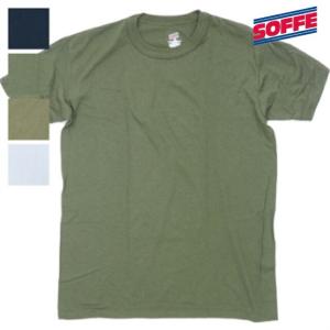 SOFFE(ソフィー)BASE LAYER Crew Neck 3 Pack Tee [M280-3][Made IN USA][50% Cotton 50% Polyester jersey][4色]｜captaintoms