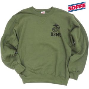 SOFFE（ソフィー）MARINE CORPS Sweat Shirt [D0024218][OD]｜captaintoms