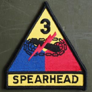 Military Patch（ミリタリーパッチ）米陸軍 第3機甲師団[フルカラー]