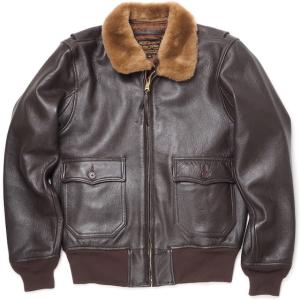 MORGAN MEMPHIS BELLE（モーガン メンフィスベル）TYPE M422 フライトジャケット ゴートスキン ブラウン [1940's REPLICA][MG-536]
