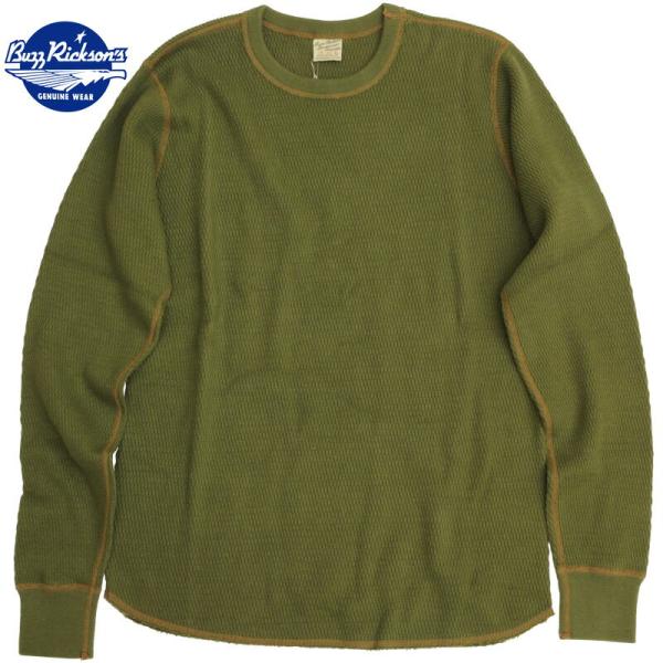 BUZZ RICKSON&apos;S （バズリクソン）Thermal Shirt Long Sleeve O...