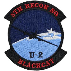 Military Patch（ミリタリーパッチ）5TH RECON SQ U-2 BLACKCAT [フック付き]｜captaintoms