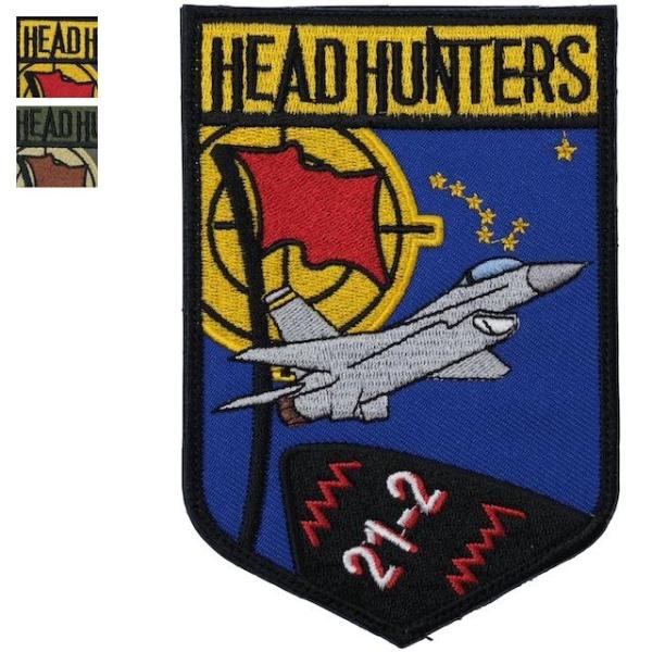 Military Patch（ミリタリーパッチ）80FS RFA 21-2 HEAD HUNTERS...