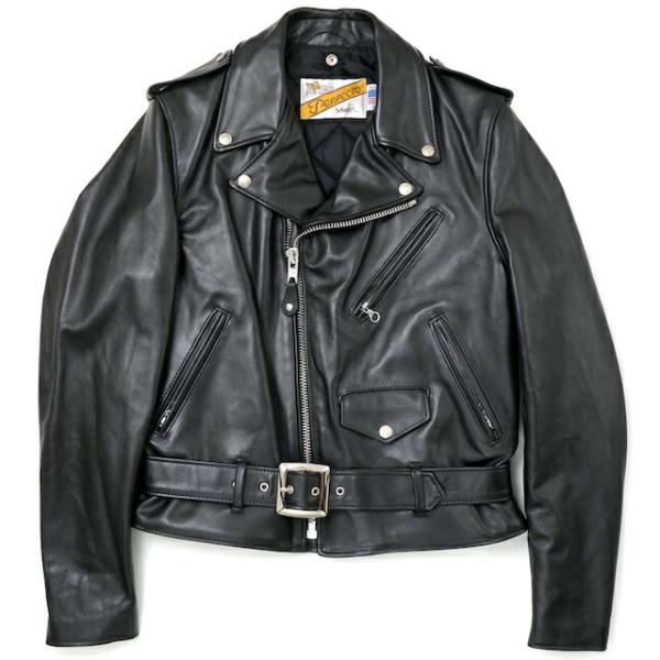 Schott（ショット）#618 ダブルライダース ジャケット [BLACK]