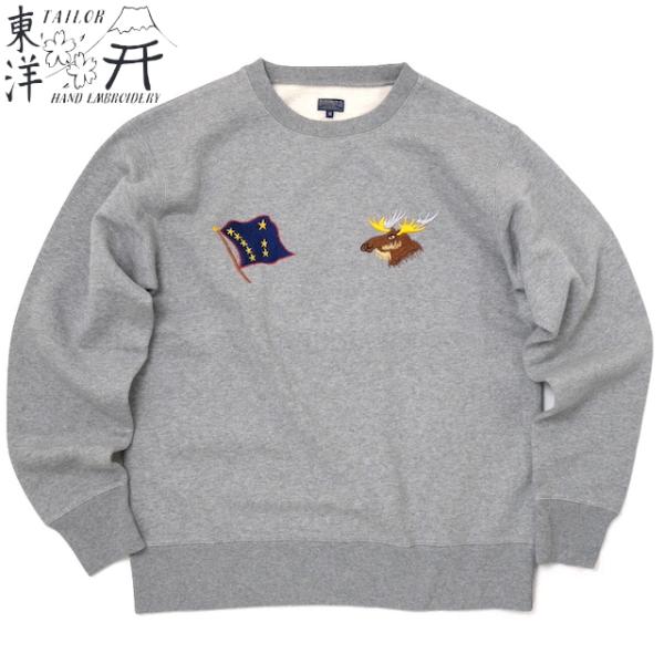 TAILOR TOYO（テーラー東洋） SUKA CREW SWEAT EMBROIDERED “A...