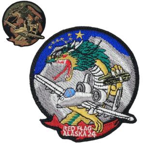 Military Patch（ミリタリーパッチ）14 FS SAMURAI WOOD! GUAM [フック
