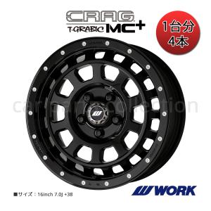 WORK 16インチ 7.0J +38 5H/114.3 WORK クラッグ CRAG T-GRABIC MC+
