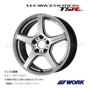 ワークエモーション 18インチ ホワイト T5R WORK 18インチ 10.5J +22 5H 114.3 ウルトラディープテーパー ホイール