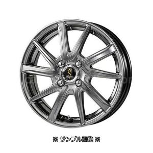 セプティモ SEPTIMO G01+ 15インチ×5.5J インセット+42 4H/100 カラー：ハイパーシルバー(HS)  ホイール単品(1本)｜car-cpc