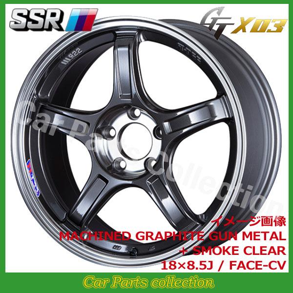 18インチ 8.5J 5H/P.C.D 114.3 FACE:CV INSET:38 SSR GT ...