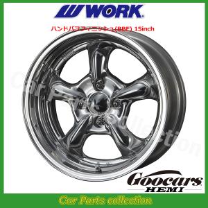 【値下げ】グッカーズ　15インチ　４本セット WORK 15インチ 8.5J 4H/P.C.D 100 STANDARD Adisk ワーク グッカーズ