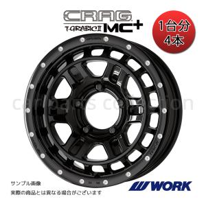 WORK 15インチ 5.0J +45 4H/100 WORK クラッグ CRAG T-GRABIC MC+