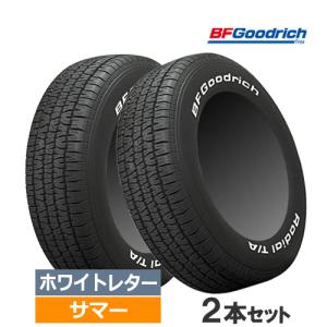 (2本価格) P195/60R15 87S RWL BFグッドリッチ ラジアル T/A ホワイトレター 15インチ 195/60R15 サマータイヤ 2本セット｜car-mania