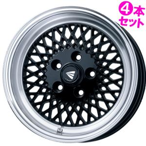 (4本価格) 16インチ 6.5J 4/100 エンケイ ネオクラシック エンケイ92 (M/BK) ホイール 4本セット｜car-mania