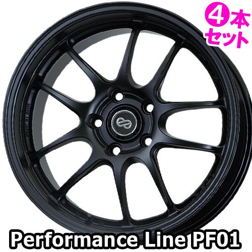 (4本価格) 16インチ 6.5J 4/100 エンケイ パフォーマンスライン PF01 (MBK)...