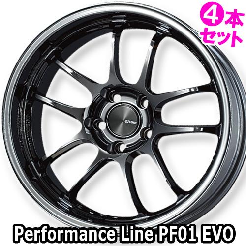 (4本価格) 18インチ 9.5J 5/114.3 エンケイ パフォーマンスライン PF01 EVO...