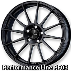 (1本価格) 17インチ 7.0J 5/108 エンケイ パフォーマンスライン PF03 (MDG) ホイール 1本｜car-mania