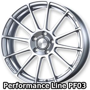 (1本価格) 16インチ 6.5J 5/112 エンケイ パフォーマンスライン PF03 (SS) ホイール 1本｜car-mania