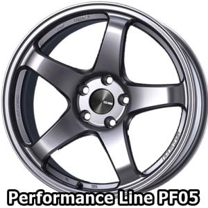 (1本価格) 17インチ 7.0J 4/100 エンケイ パフォーマンスライン PF05 (DS) ホイール 1本｜car-mania