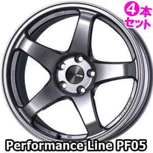 (4本価格) 18インチ 9.5J 5/114.3 エンケイ パフォーマンスライン PF05 (DS) ホイール 4本セット｜car-mania