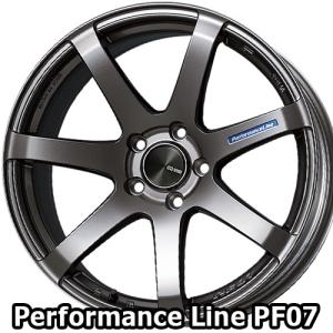 (1本価格) 17インチ 7.0J 5/114.3 エンケイ パフォーマンスライン PF07 (DS) ホイール 1本｜car-mania