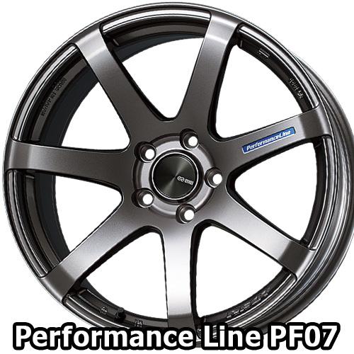 (1本価格) 17インチ 7.5J 5/100 エンケイ パフォーマンスライン PF07 (DS) ...