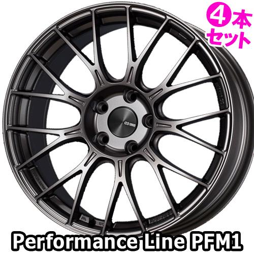 (4本価格) 16インチ 5.5J 4/100 エンケイ パフォーマンスライン PFM1 (DS) ...