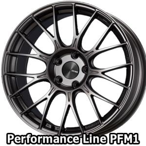 (1本価格) 17インチ 8.0J 5/120 エンケイ パフォーマンスライン PFM1 (DS) ホイール 1本｜car-mania