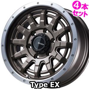 (4本特価) 16×6.5J +38 6/139.7 タイプ EX (SBZ) エセックス 16インチ ホイール4本セット ESSEX Type EX｜car-mania