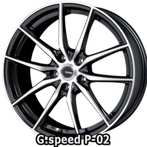 13×4.00B +45 4/100 Gスピード P-02 (BK/P) ホットスタッフ 13インチ ホイール1本 G.speed｜car-mania