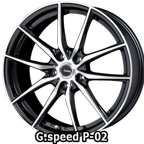 15×6.0J +53 5/114.3 Gスピード P-02 (BK/P) ホットスタッフ 15イン...