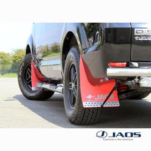 JAOS マッドガード3 リヤセット レッド デリカ D:5 ALL（19.02