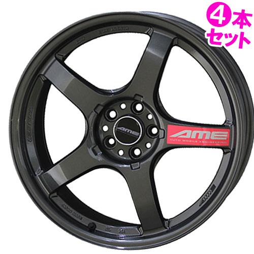 (4本価格) 18インチ 8.5J 5/120 共豊 トレーサー GT-V (BLACK) ホイール...