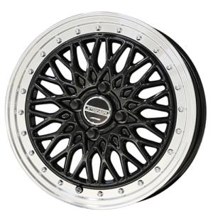 共豊 AME シャレン OSS メッシュ 17インチ×6.5J 4穴 100 LO ホイール 1